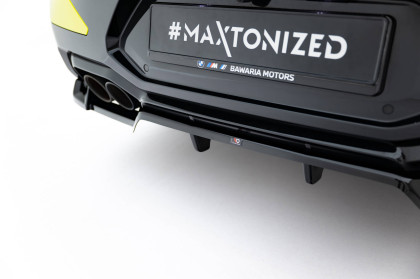 Spoiler zadního narázníku BMW X4M F98 Facelift černý lesklý plast