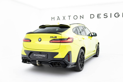 Spoiler zadního narázníku BMW X4M F98 Facelift černý lesklý plast