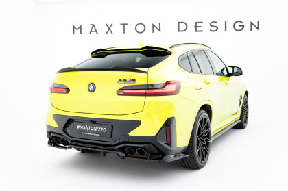 Prodloužení spoileru BMW X4 M-Pack G02 černý lesklý plast