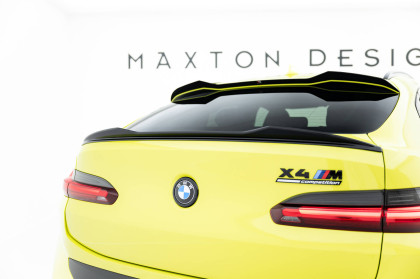 Prodloužení spoileru BMW X4 M-Pack G02 černý lesklý plast
