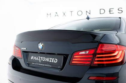 Spoiler CSL BMW 5 Sedan F10 / F10 Facelift černý lesklý plast