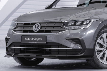 Spoiler pod přední nárazník CSR CUP pro VW Tiguan II (Typ AD) (Facelift) 2020- černá struktura