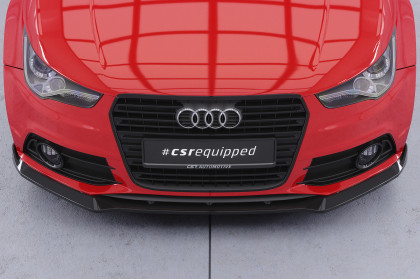Spoiler pod přední nárazník CSR CUP pro Audi A1 (8X) S-Line 2010-2014 černý matný