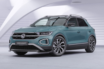 Spoiler pod přední nárazník CSR CUP pro VW T-Roc (A1) Facelift 2021- černý matný