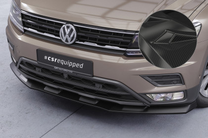 Spoiler pod přední nárazník CSR CUP pro VW Tiguan 2 (Typ AD) - carbon look matný