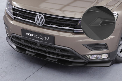 Spoiler pod přední nárazník CSR CUP pro VW Tiguan 2 (Typ AD) - černý matný