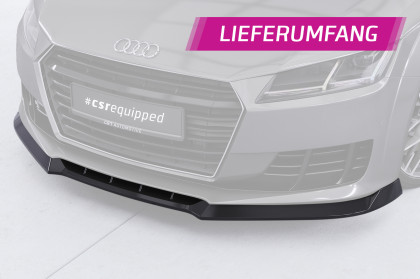 Spoiler pod přední nárazník CSR CUP pro Audi TT FV/8S - černý matný