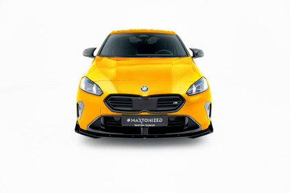 Street pro spojler pod nárazník lipa + flaps BMW 1 M-Pack F70 černý