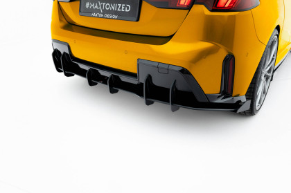 Spoiler zadního nárazníku Street pro + flaps BMW 1 M-Pack F70 červený