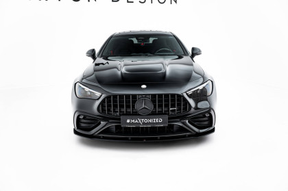 Street pro spojler pod nárazník lipa Mercedes-AMG CLE 53 C236 černo červený