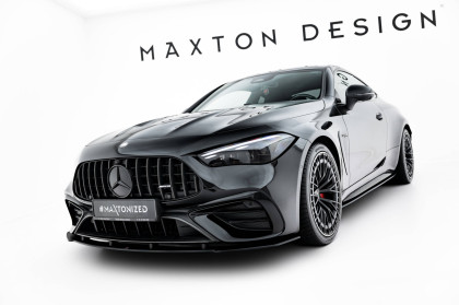 Street pro spojler pod nárazník lipa Mercedes-AMG CLE 53 C236 černo červený