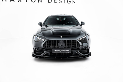 Street pro spojler pod nárazník lipa + flaps Mercedes-AMG CLE 53 C236 černo červený