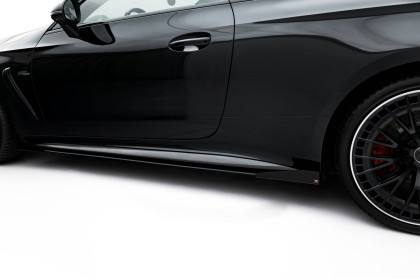 Prahové lišty Street pro + flaps Mercedes-AMG CLE 53 C236 černo červené