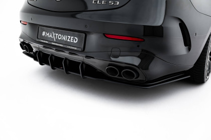 Spoiler zadního nárazníku Street pro Mercedes-AMG CLE 53 C236 černý