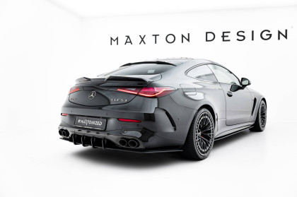 Spoiler zadního nárazníku Street pro Mercedes-AMG CLE 53 C236 černo červený