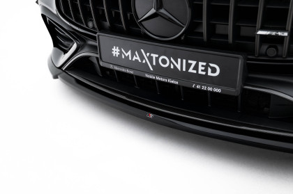 Spojler pod nárazník lipa V.1 Mercedes-AMG CLE 53 C236 černý lesklý plast