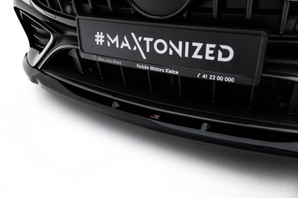 Spojler pod nárazník lipa V.2 Mercedes-AMG CLE 53 C236 černý lesklý plast
