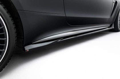 Prahové lišty Mercedes-AMG CLE 53 C236 černý lesklý plast