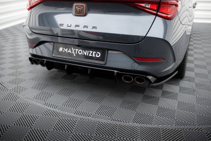 Zadní difuzor Cupra Leon ST Mk1 černý lesklý plast