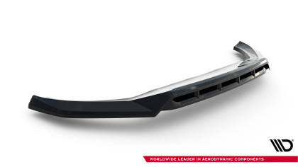 Spojler pod nárazník lipa Volvo XC60 Mk2 černý lesklý plast