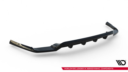 Spoiler zadního narázníku Volvo XC60 Mk2 černý lesklý plast