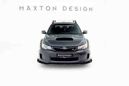 Street pro spojler pod nárazník lipa + flaps Subaru Impreza WRX STI Mk3 Facelift černý