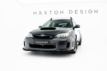 Street pro spojler pod nárazník lipa + flaps Subaru Impreza WRX STI Mk3 Facelift černý