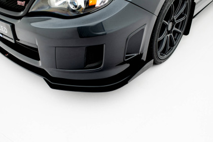 Street pro spojler pod nárazník lipa + flaps Subaru Impreza WRX STI Mk3 Facelift černý