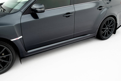 Prahové lišty Street pro Subaru Impreza WRX STI Mk3 Facelift černé