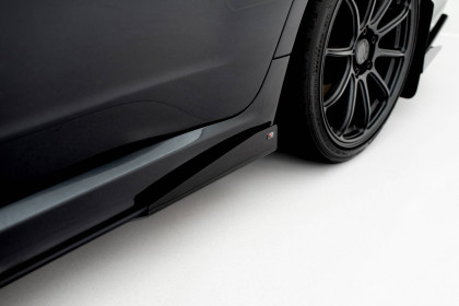 Prahové lišty Street pro + flaps Subaru Impreza WRX STI Mk3 Facelift černé