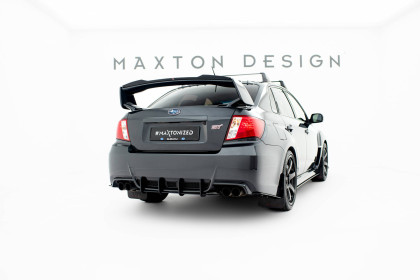 Splittery zadní boční Street Pro Subaru Impreza WRX STI Mk3 Facelift černo červené