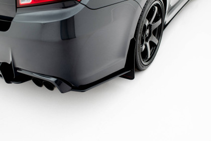 Splittery zadní boční Street Pro Subaru Impreza WRX STI Mk3 Facelift černo červené
