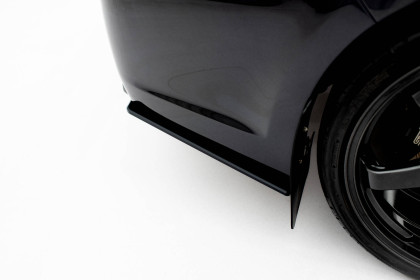 Splittery zadní boční Street Pro Subaru Impreza WRX STI Mk3 Facelift černo červené