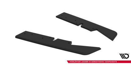 Splittery zadní boční Street Pro Subaru Impreza WRX STI Mk3 Facelift černo červené