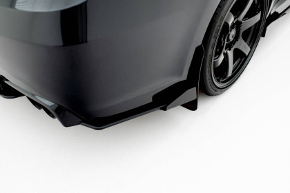 Splittery zadní boční Street Pro + flaps Subaru Impreza WRX STI Mk3 Facelift černé