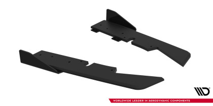 Splittery zadní boční Street Pro + flaps Subaru Impreza WRX STI Mk3 Facelift černé