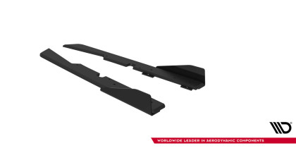 Splittery zadní boční Street Pro + flaps Subaru Impreza WRX STI Mk3 Facelift černé