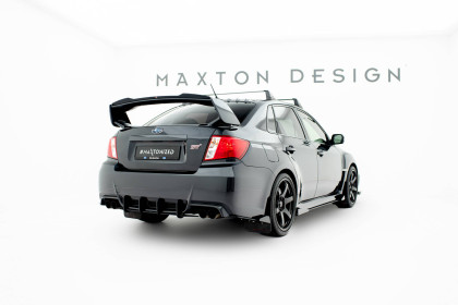 Spoiler zadního nárazníku Street pro Subaru Impreza WRX STI Mk3 Facelift černo červený