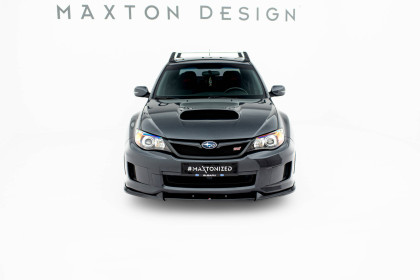 Spojler pod nárazník lipa V.2 Subaru Impreza WRX STI Mk3 Facelift černý lesklý plast