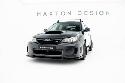 Spojler pod nárazník lipa V.2 Subaru Impreza WRX STI Mk3 Facelift černý lesklý plast