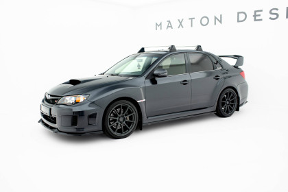 Prahové lišty V.2 Subaru Impreza WRX STI Mk3 Facelift černý lesklý plast