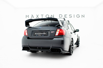 Prodloužení spoileru Subaru Impreza WRX STI Mk3 Facelift černý lesklý plast