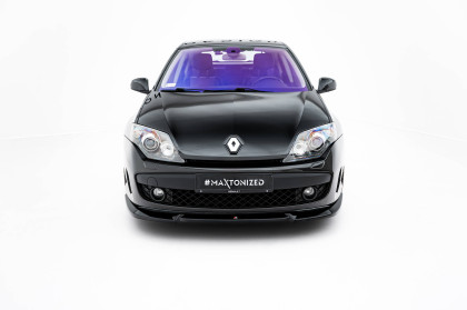Spojler pod nárazník lipa Renault Laguna Hatchback GT Mk3 černý lesklý plast