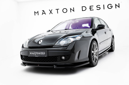 Spojler pod nárazník lipa Renault Laguna Hatchback GT Mk3 černý lesklý plast