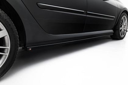 Prahové lišty Renault Laguna Hatchback GT Mk3 černý lesklý plast