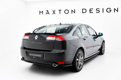 Splittery zadní boční Renault Laguna Hatchback GT Mk3 černý lesklý plast