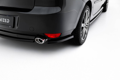 Splittery zadní boční Renault Laguna Hatchback GT Mk3 černý lesklý plast