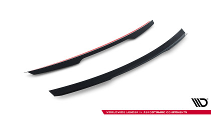 Prodloužení spoileru Renault Laguna Hatchback GT Mk3 černý lesklý plast