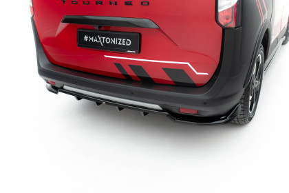 Spoiler zadního narázníku Ford Tourneo Courier Mk2 černý lesklý plast