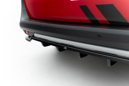 Spoiler zadního narázníku Ford Tourneo Courier Mk2 černý lesklý plast